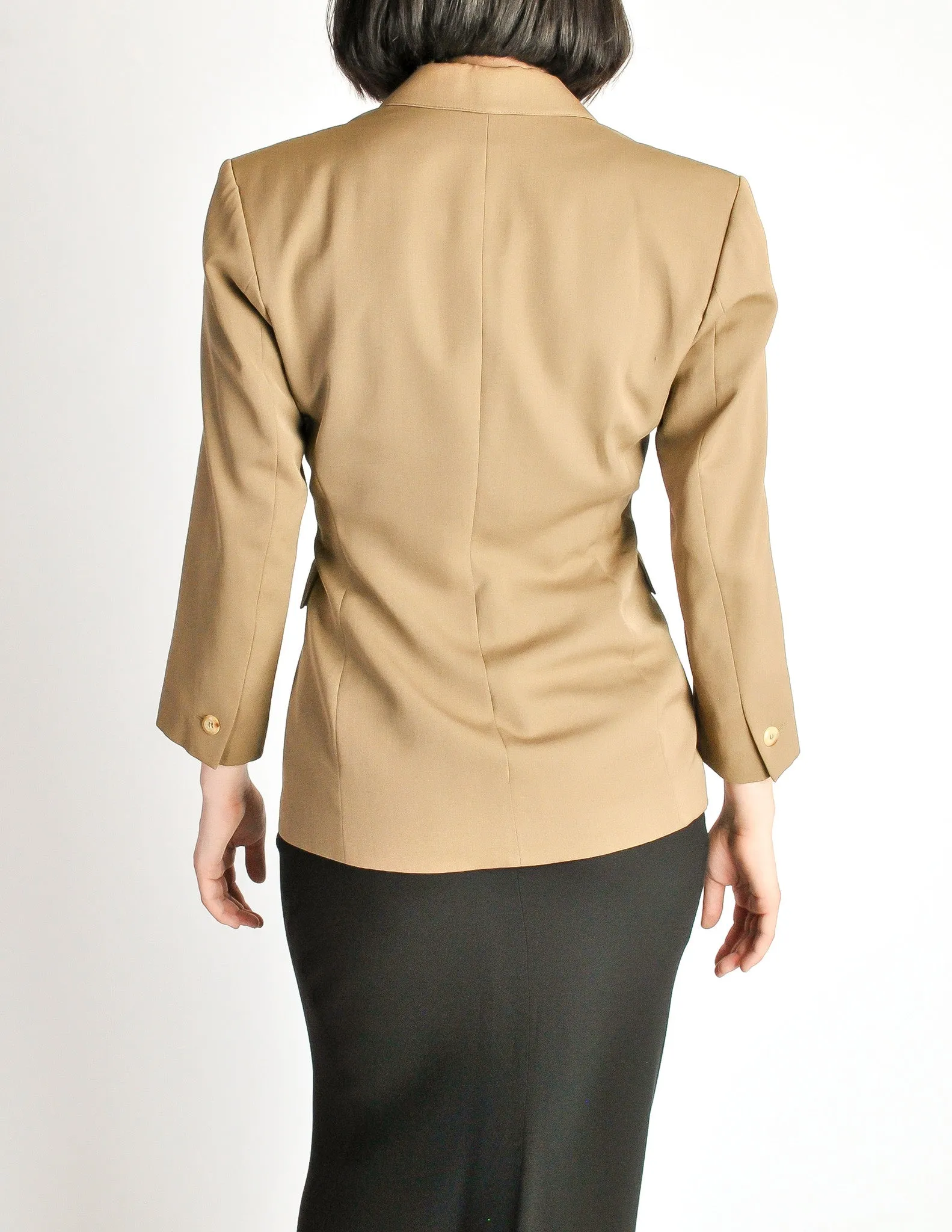 Alaïa Vintage Beige Tailored Blazer