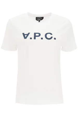 A.p.c. vpc logo flock t-shirt