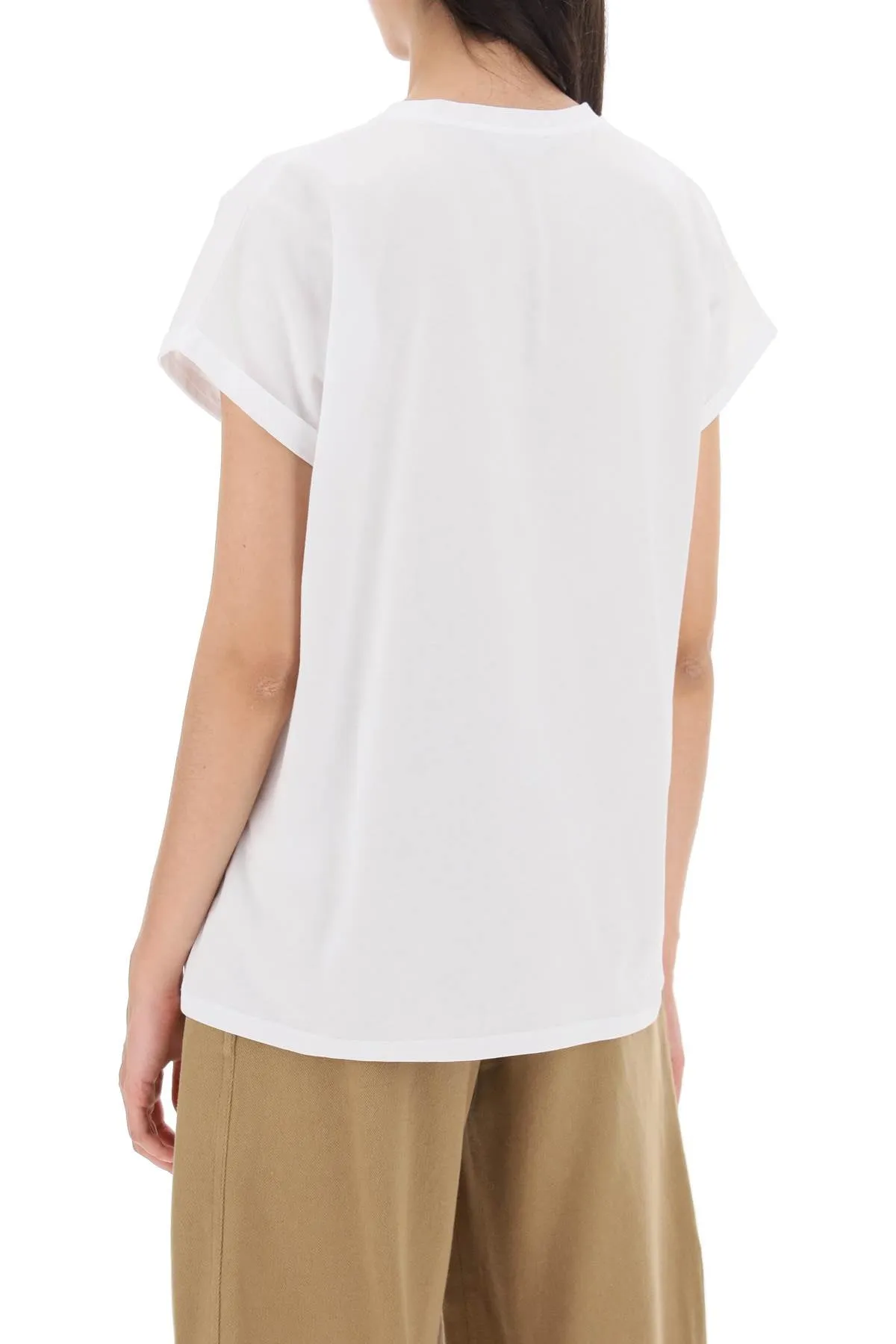 Balmain t-shirt with flocked logo print