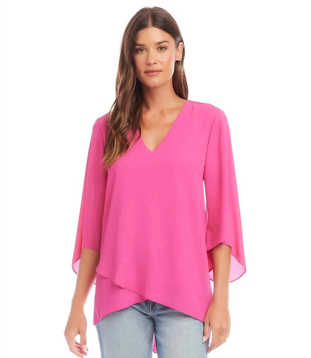 Bracelet Sleeve Asymmetric Top