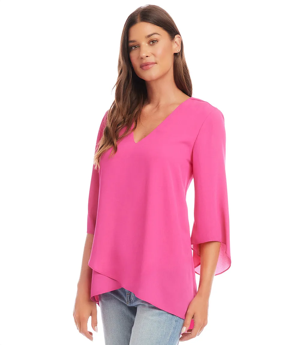 Bracelet Sleeve Asymmetric Top