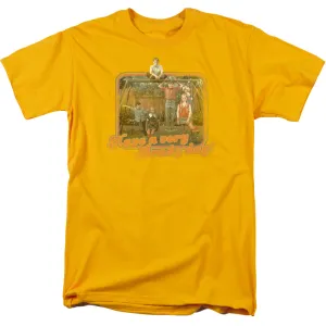 Brady Bunch Have a Very Brady Day! Mens T Shirt Gold