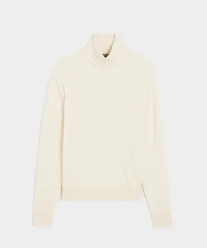 Cashmere Turtleneck in Bisque