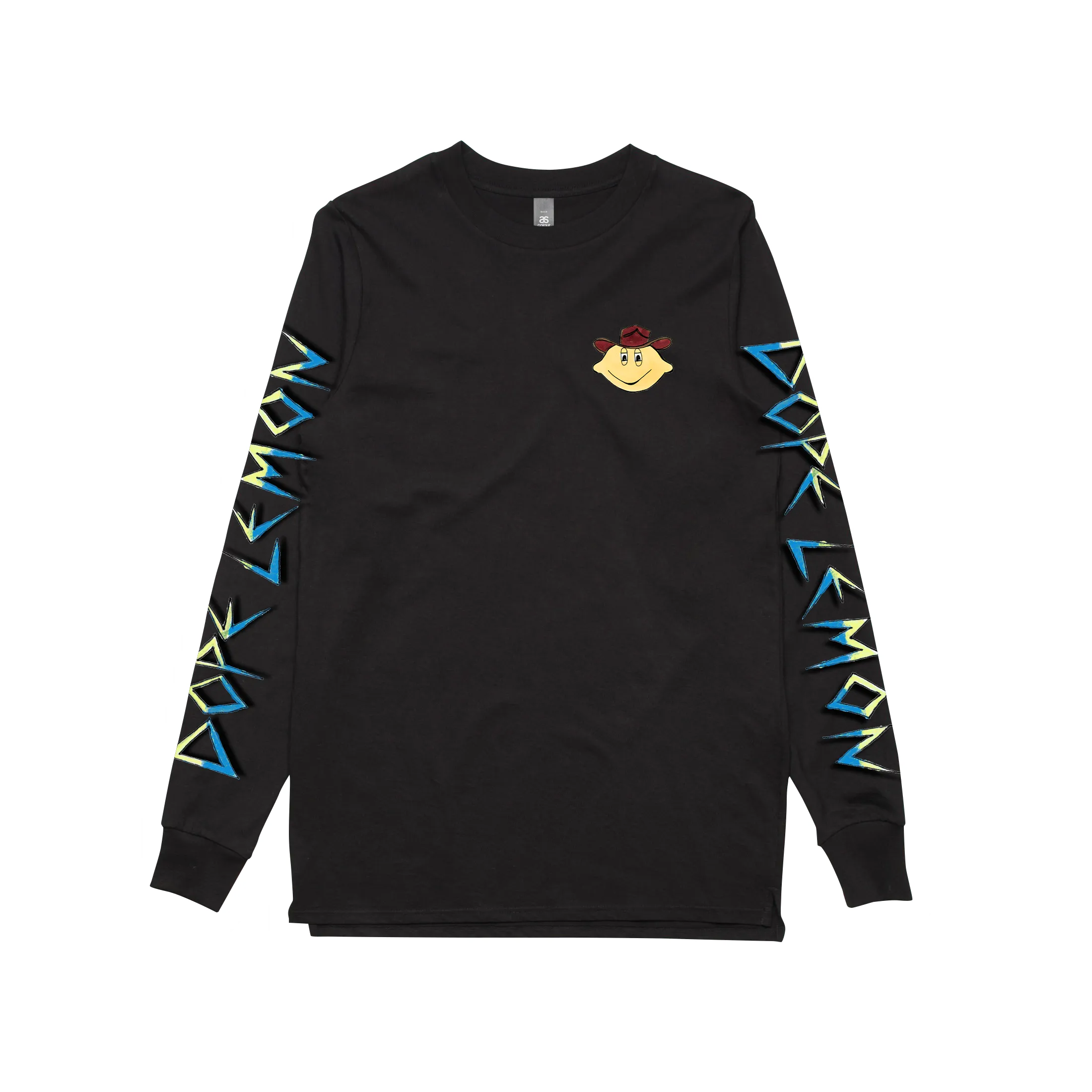 Cowboy Lemonhead / Black Longsleeve T-shirt