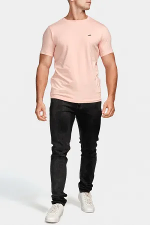 Crew Neck Action Fit HS T Shirt Peach Pearl