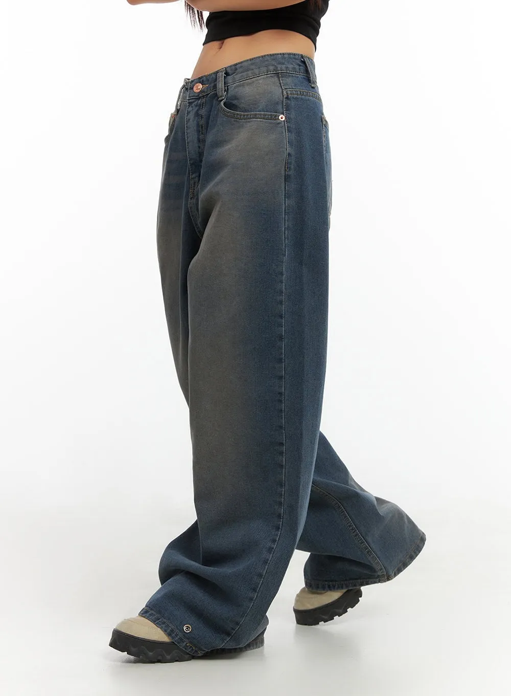 Delia Vintage Washed Jeans IS402