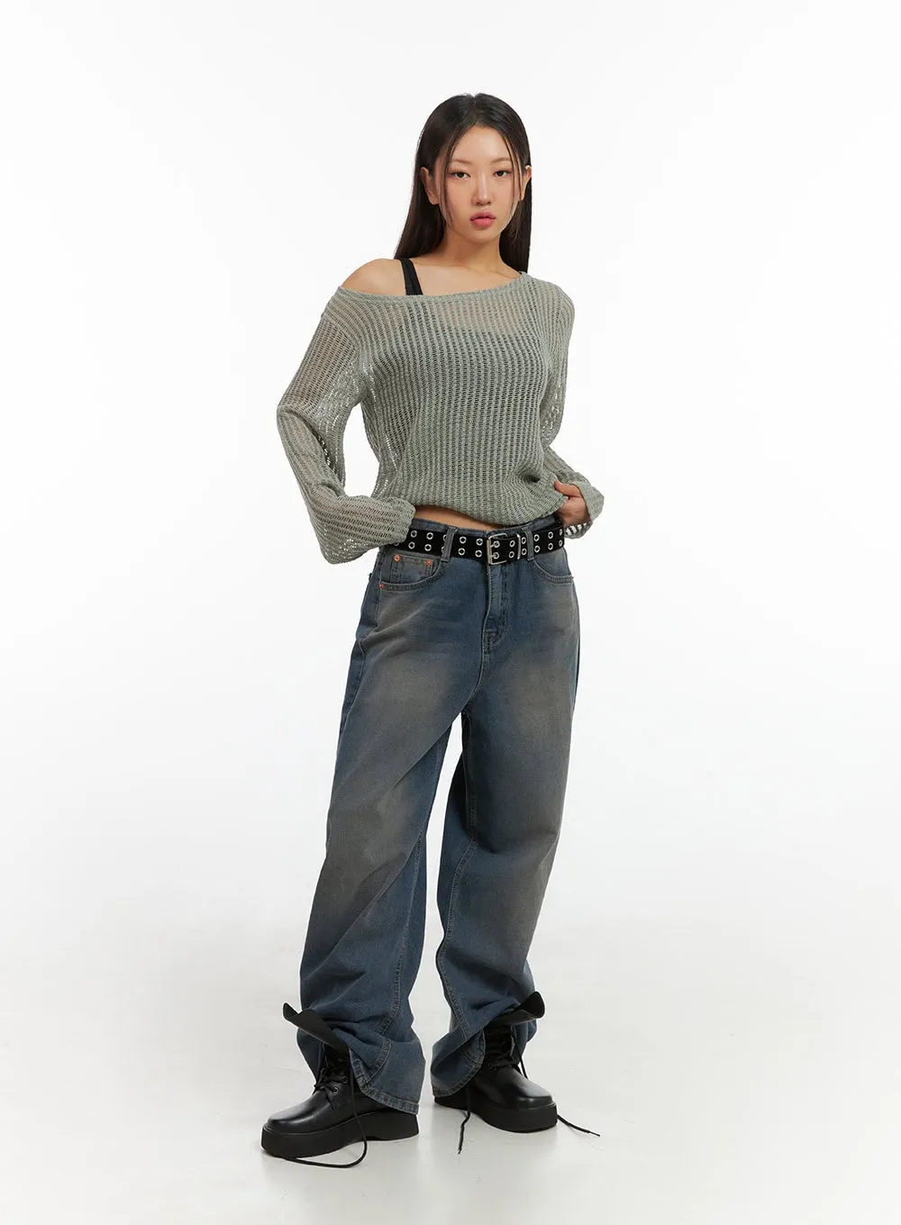 Delia Vintage Washed Jeans IS402