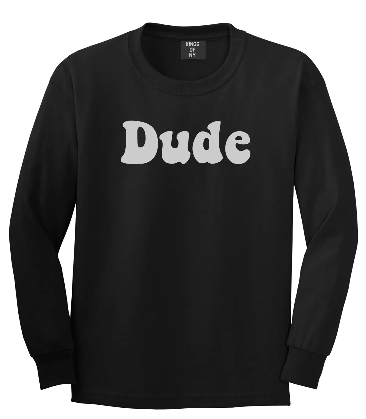 Dude 70s Mens Long Sleeve T-Shirt