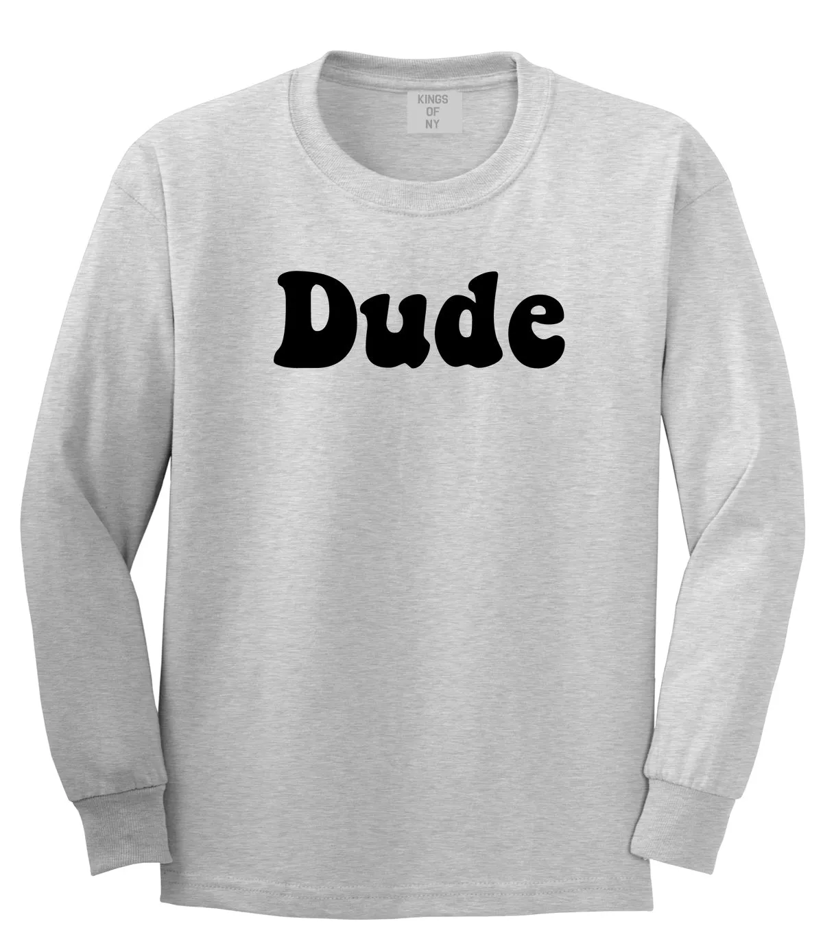 Dude 70s Mens Long Sleeve T-Shirt