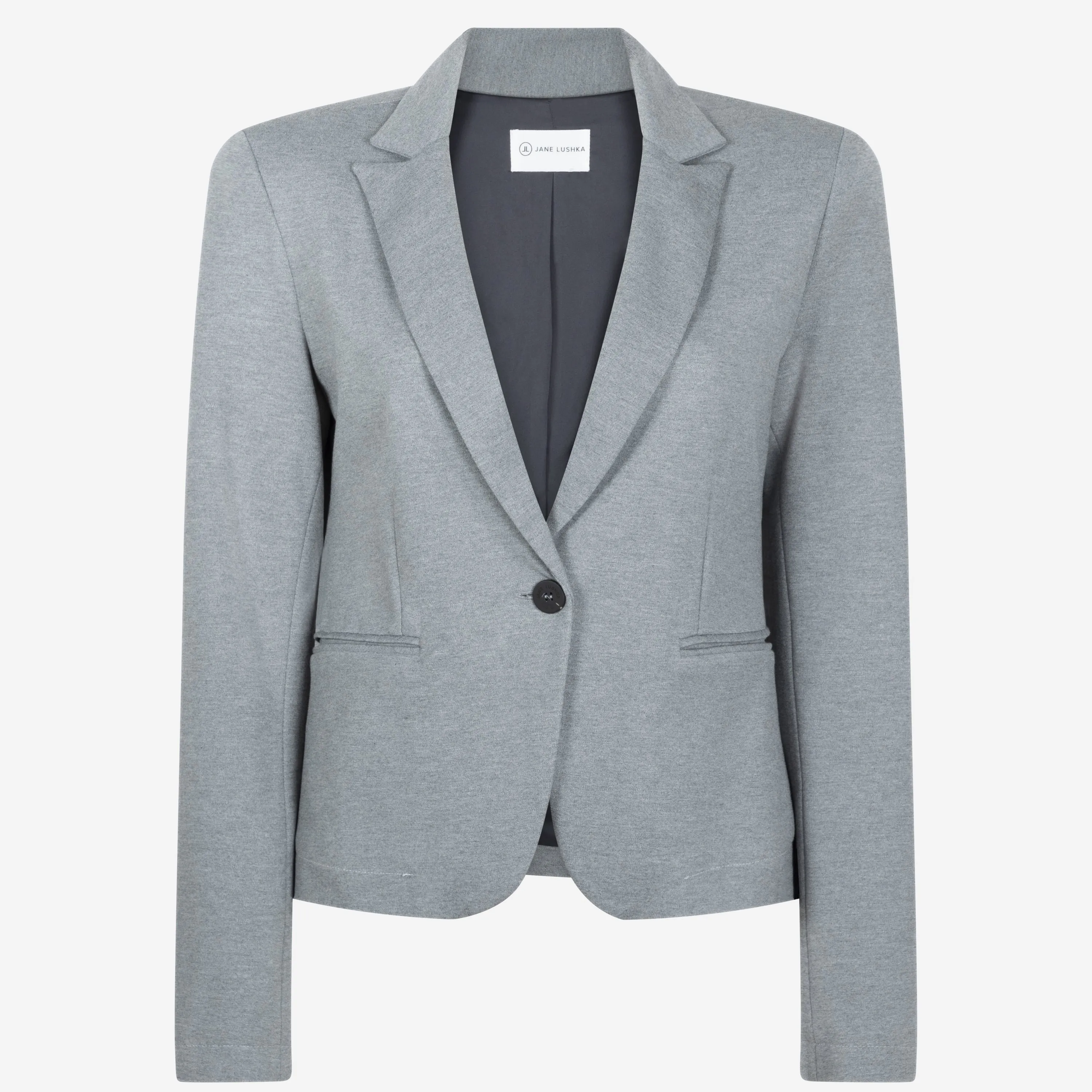 Elvira Blazer  Eco Viscose | Light Grey