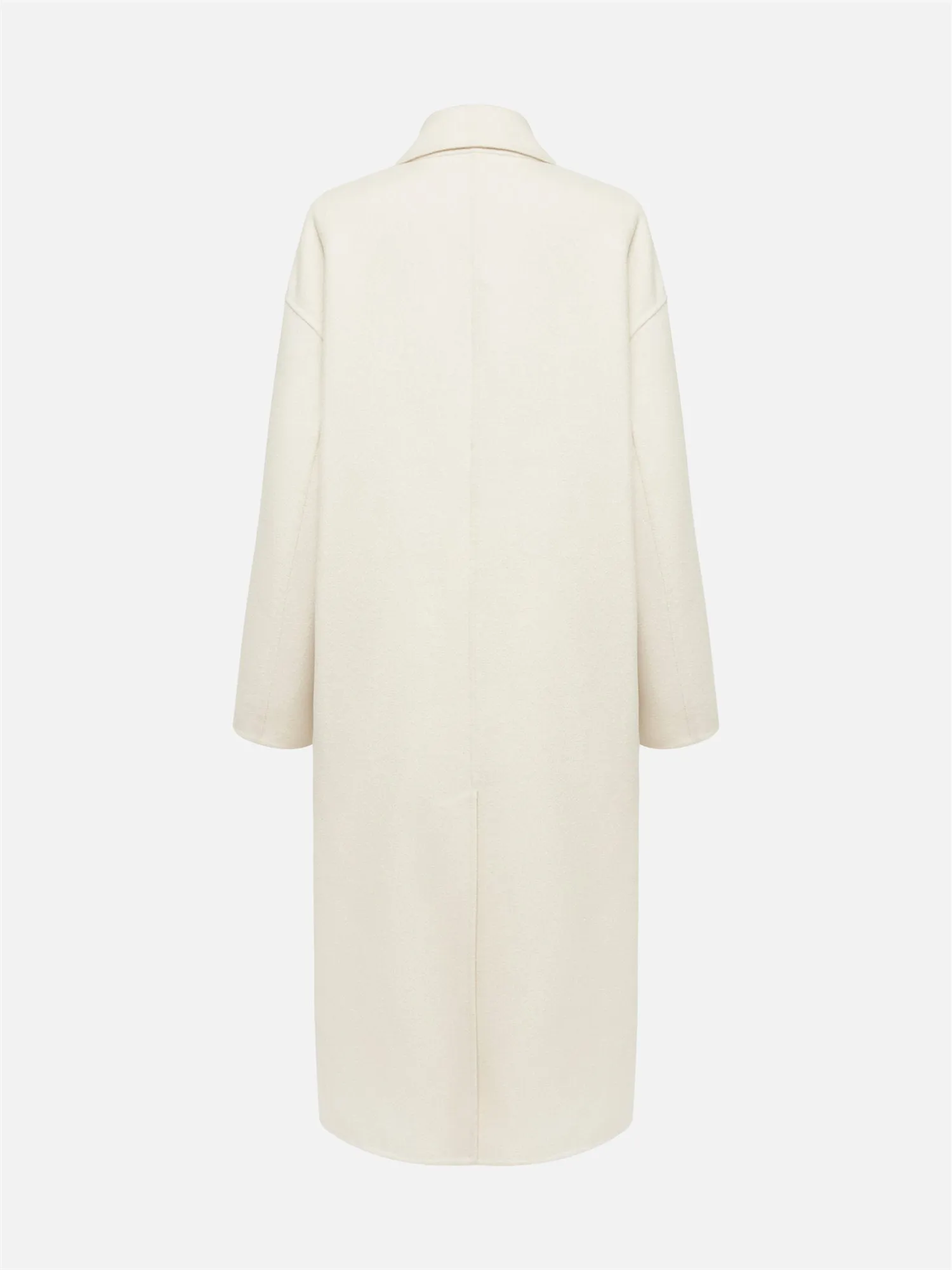 EP YAYING Notched Collar Cashmere Coat