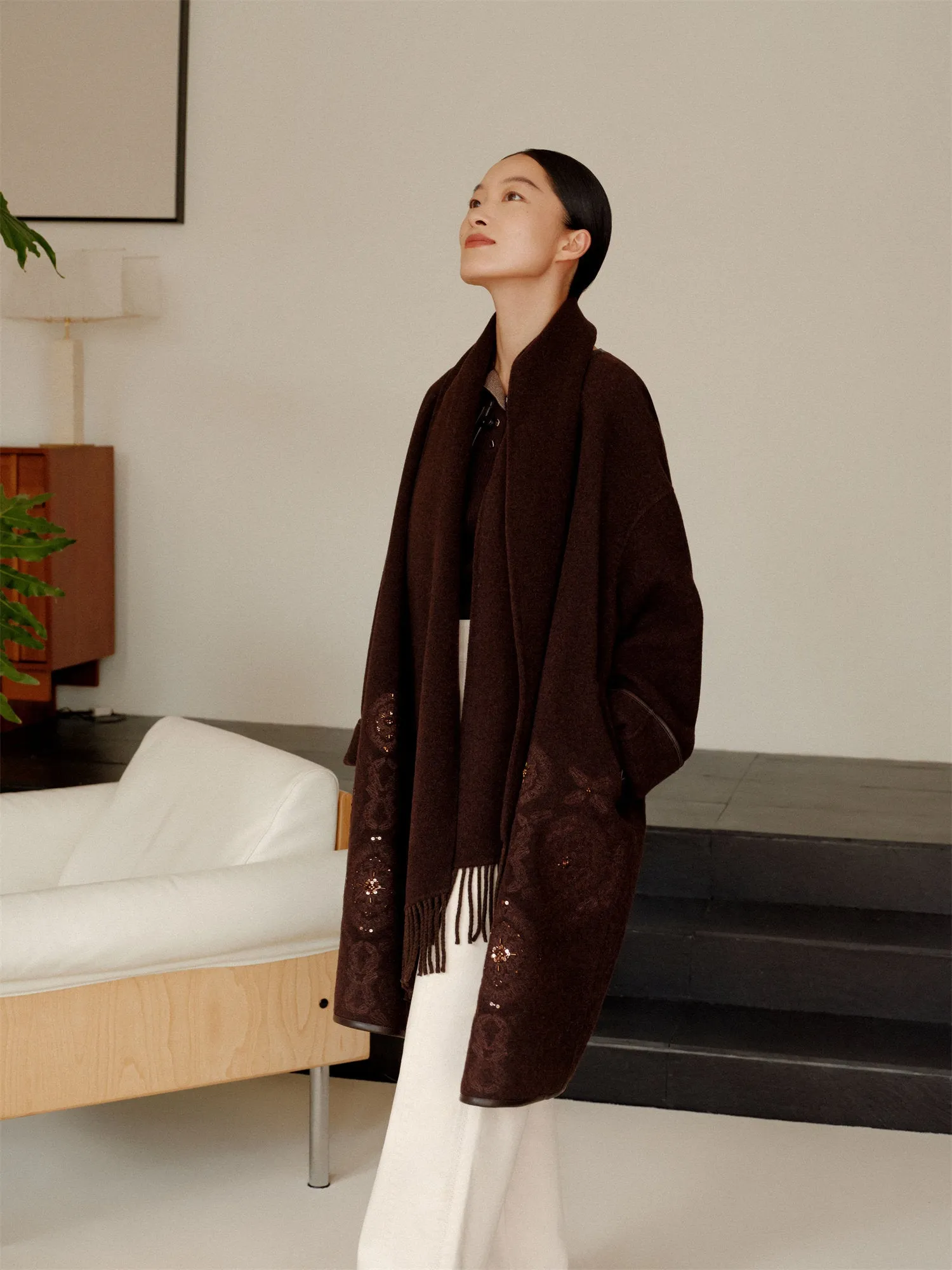 EP YAYING Yak Wool Coat