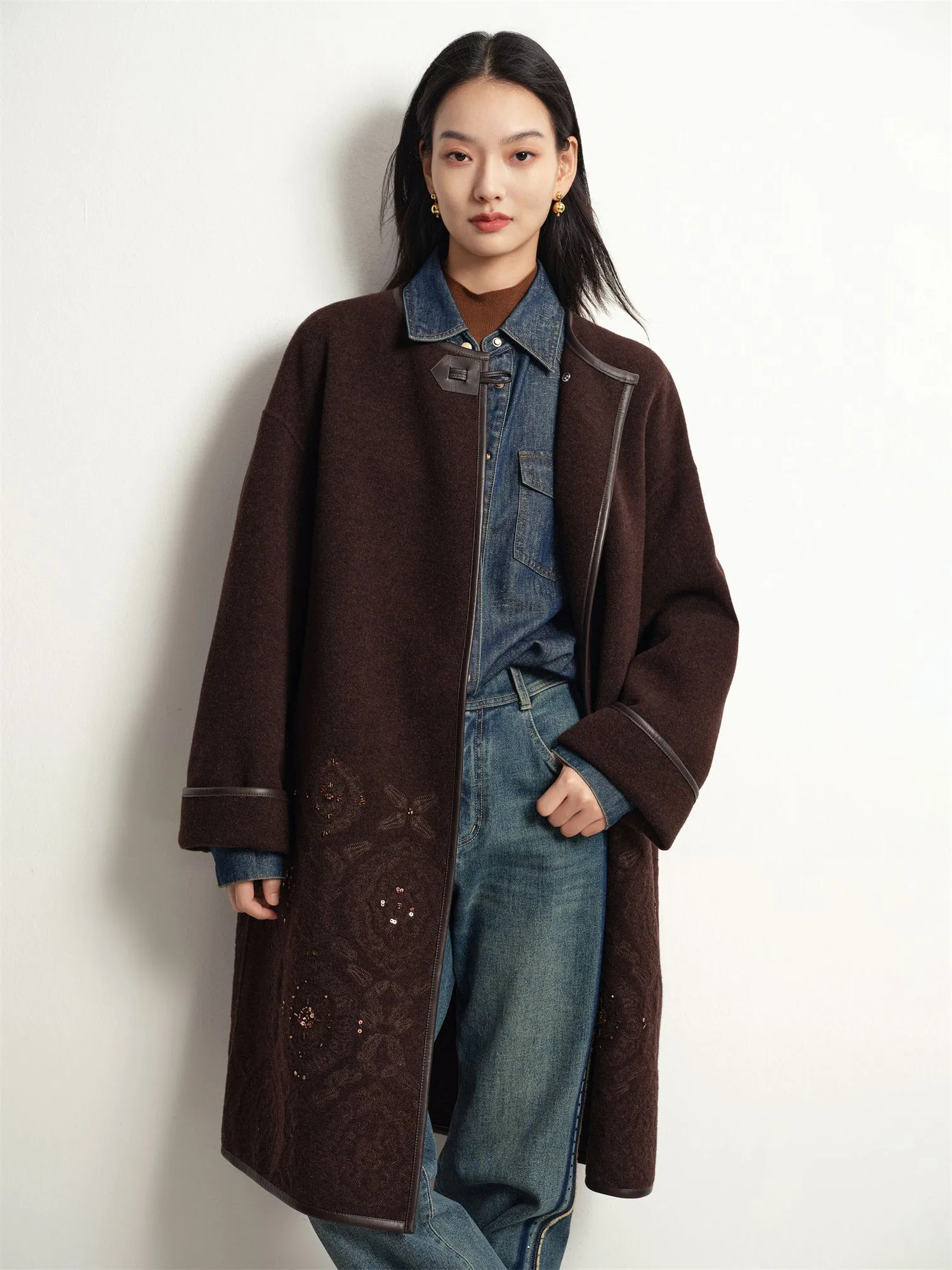 EP YAYING Yak Wool Coat