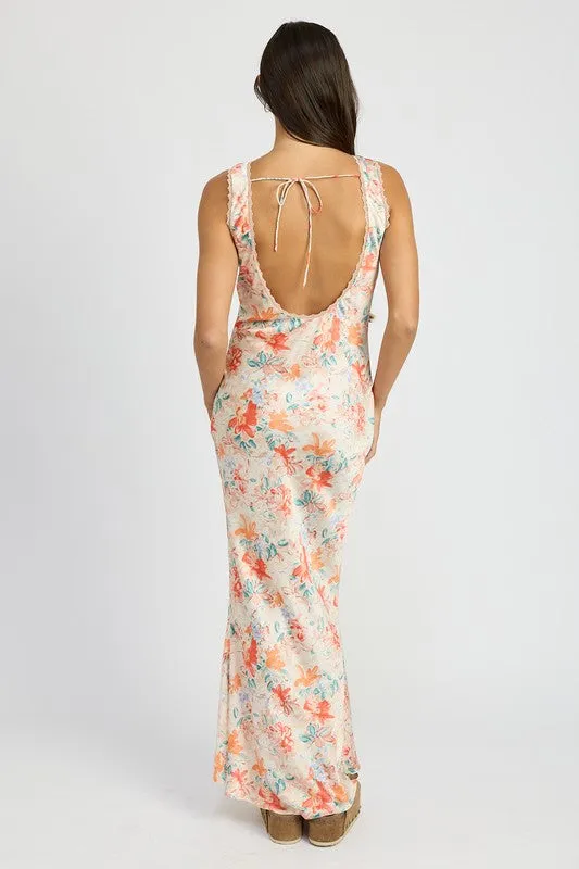 FLORAL MERMAID MAXI DRESS *Online Only*