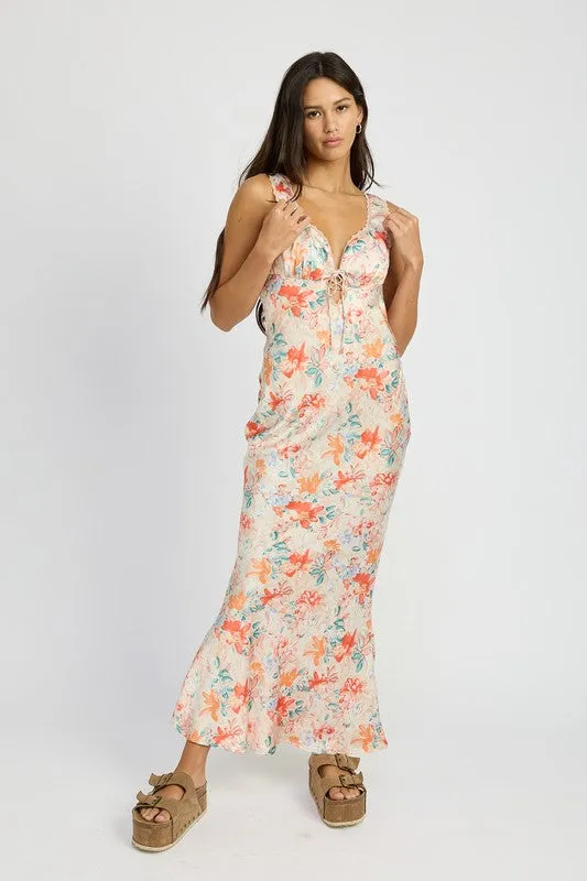 FLORAL MERMAID MAXI DRESS *Online Only*