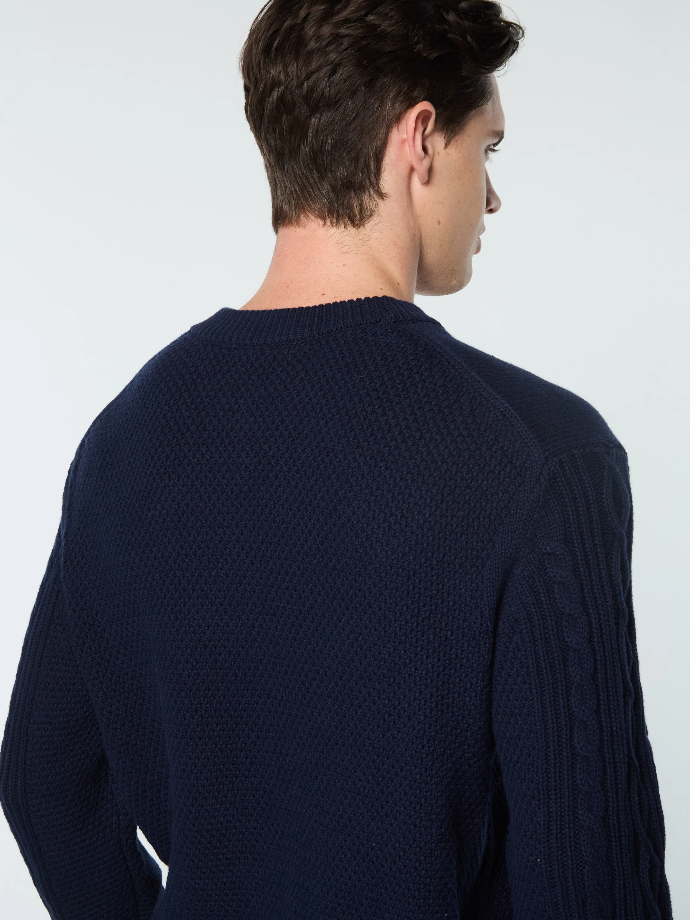 Giacomo Knit Sweater- Maritime Blue