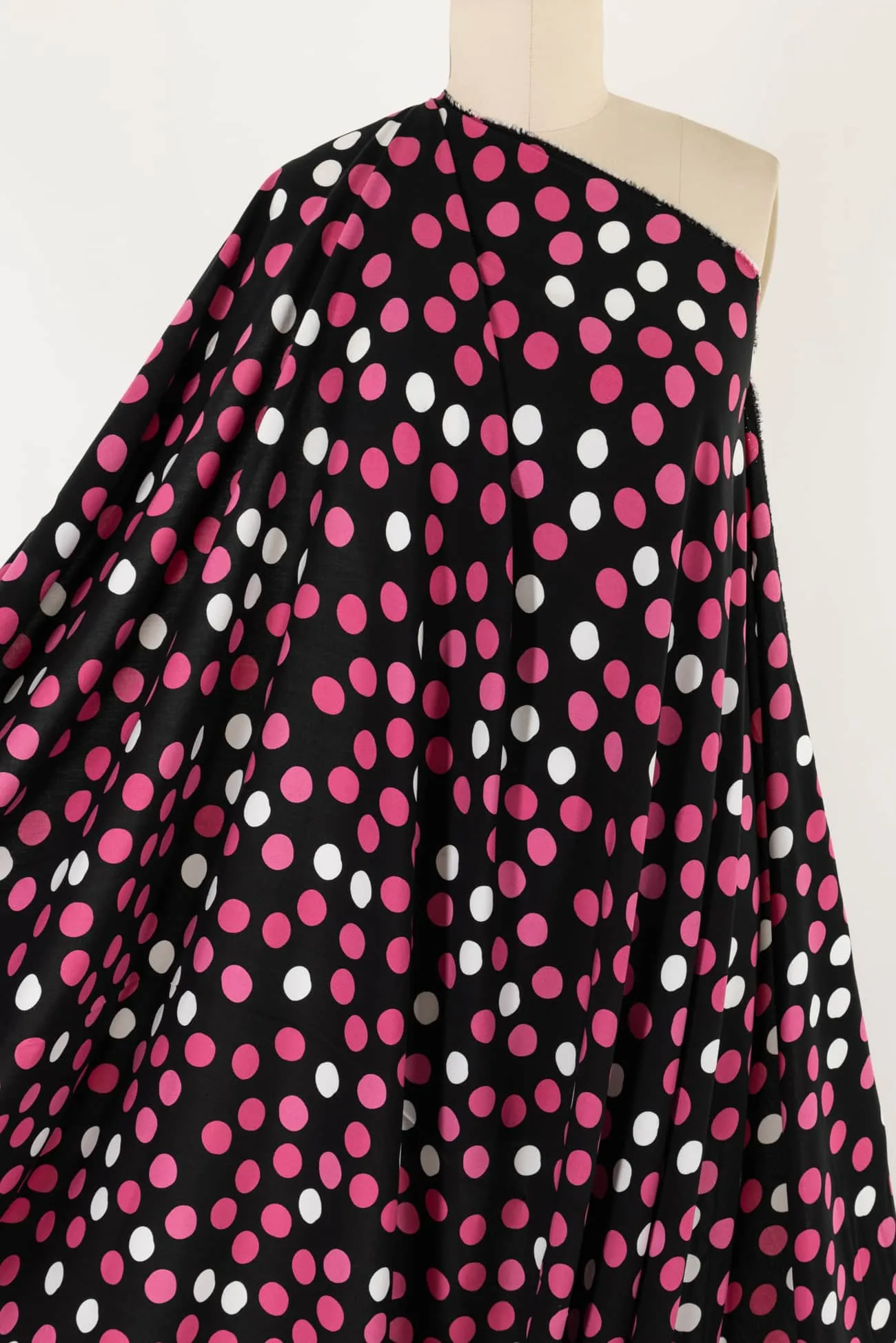 Good And Plenty Dots Rayon Woven