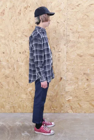 Grid Checked Flannel Shirt