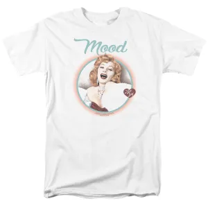 I Love Lucy Mood Mens T Shirt White