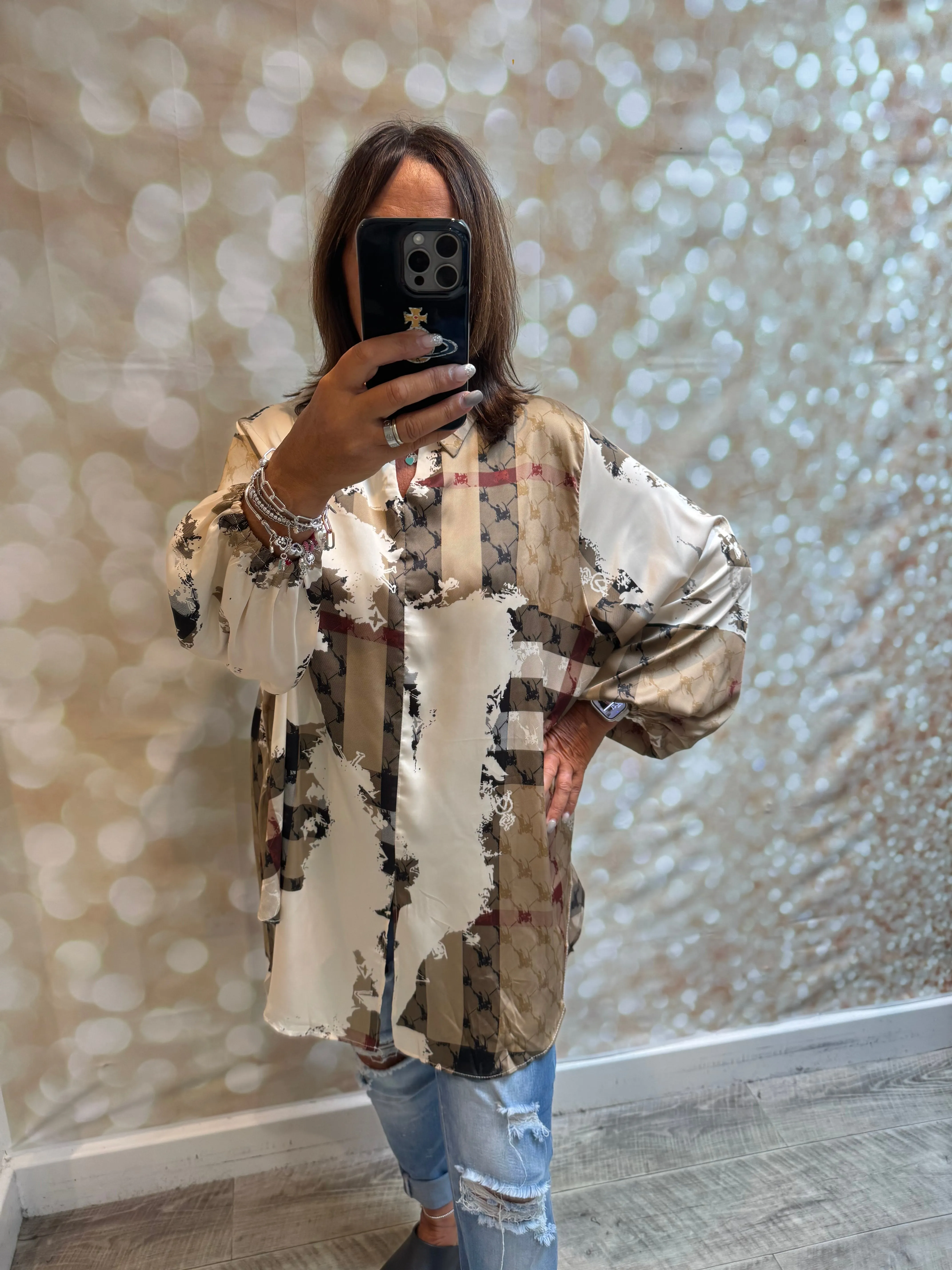 Inspired Silky tunic