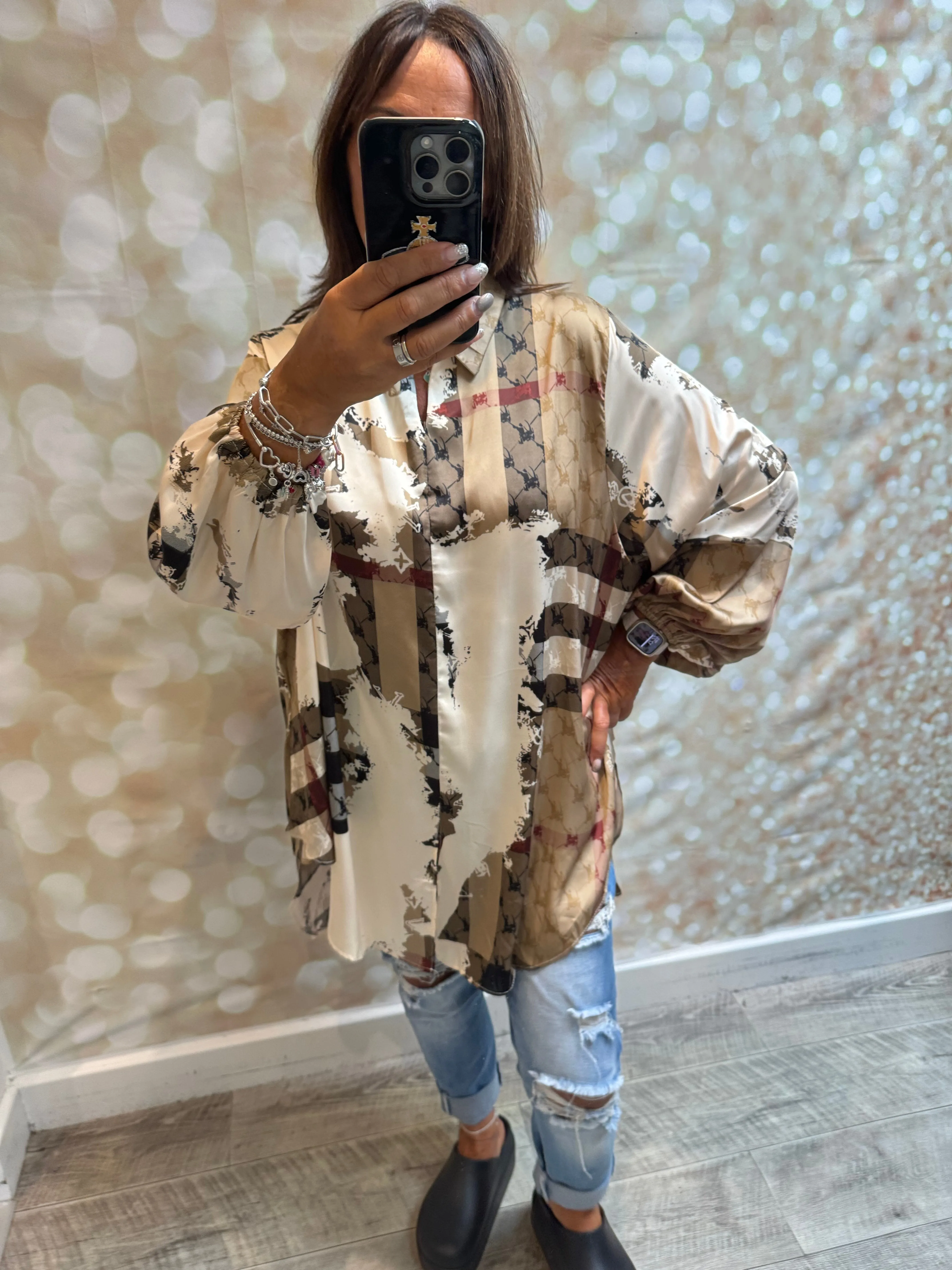 Inspired Silky tunic