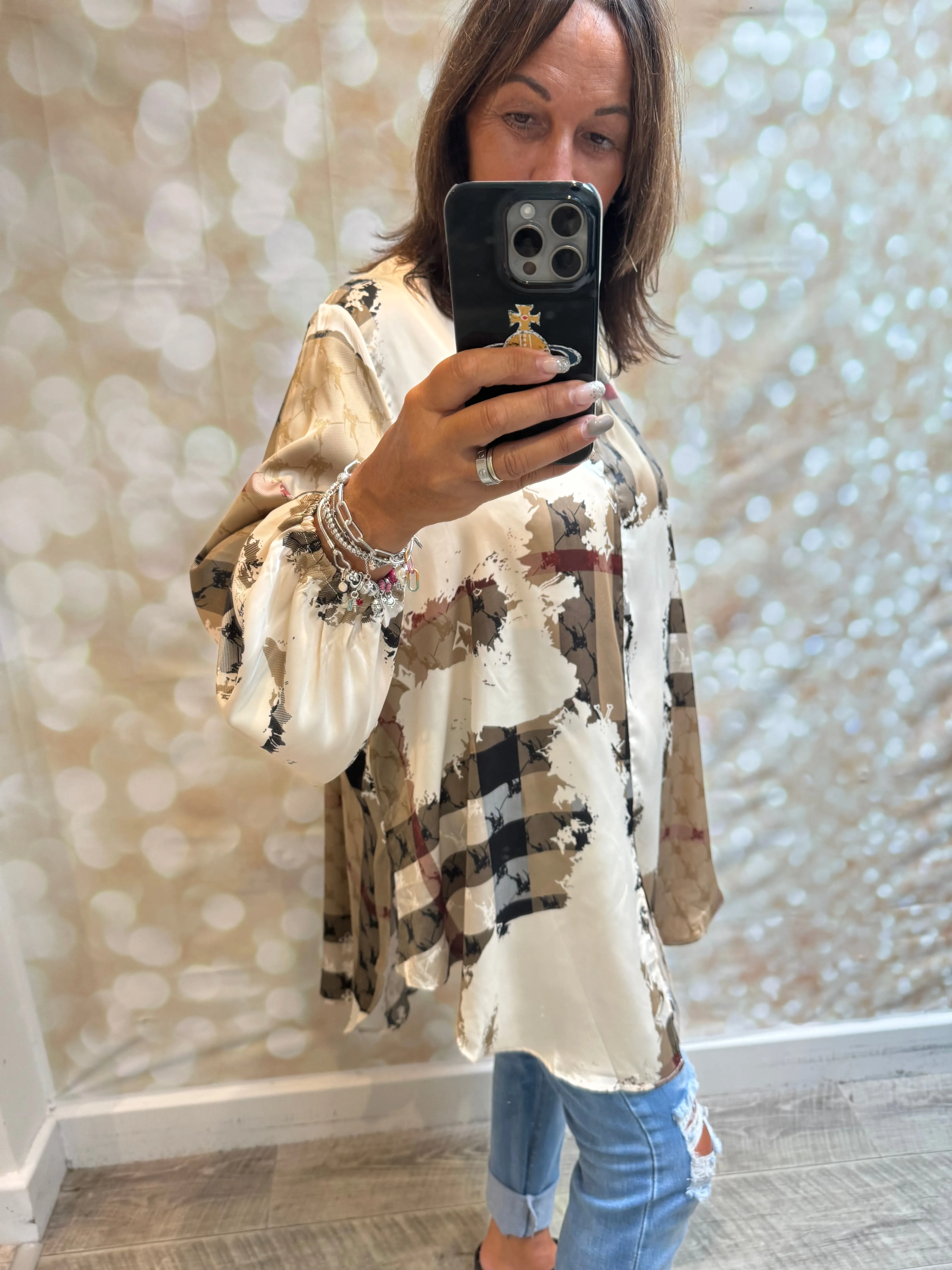 Inspired Silky tunic