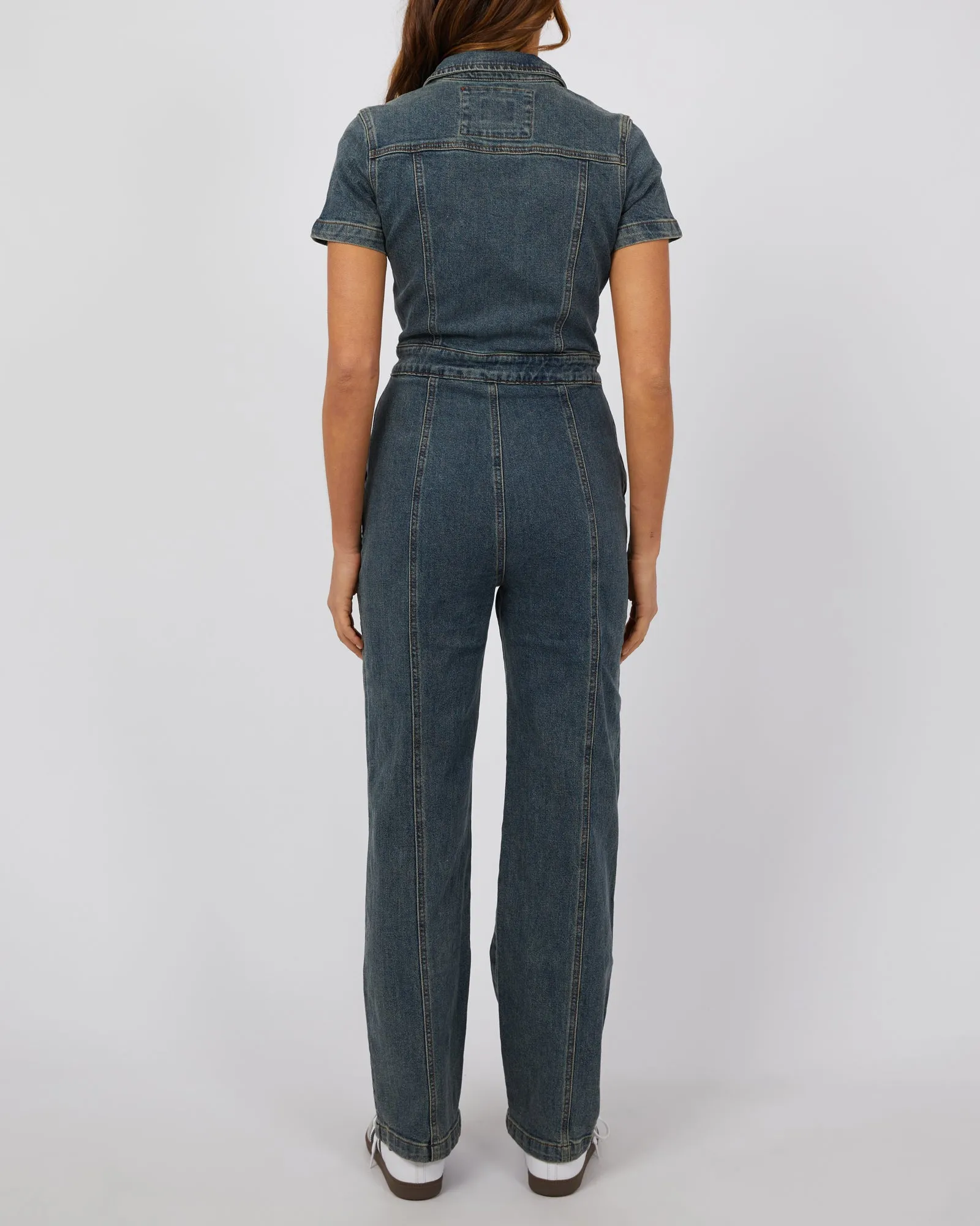 Letty Denim Boiler Suit Denim