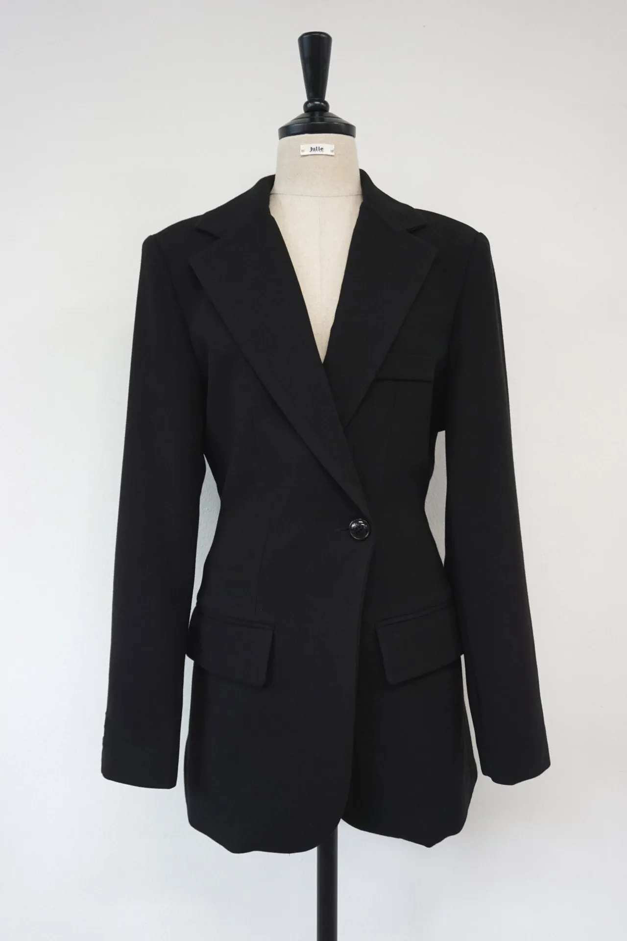 LONG TAILORED SUIT BLAZER