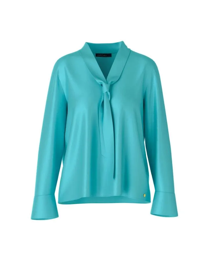 Marc Cain Pop Over Tie Blouse