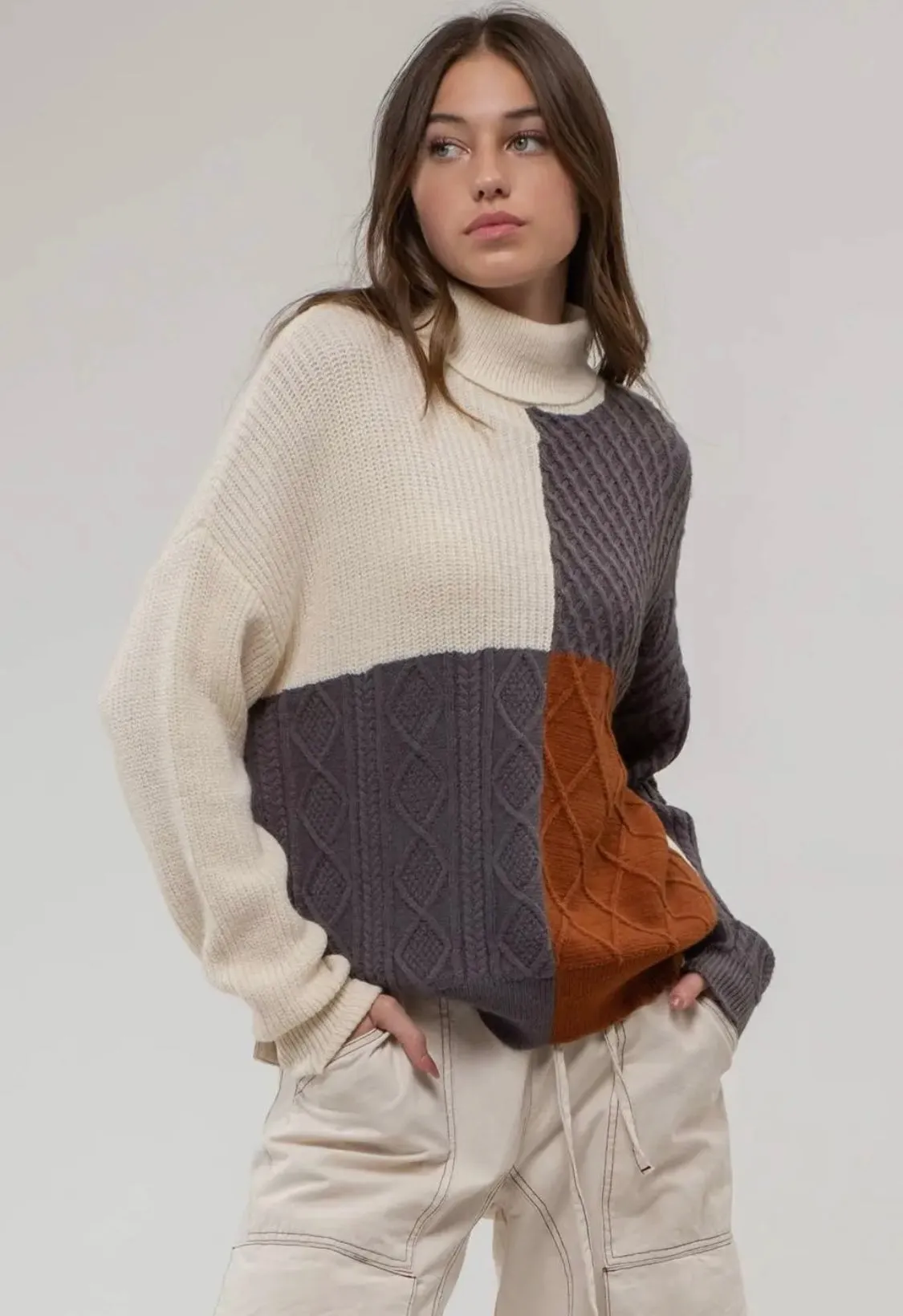 Memory Lane Cable Knit Sweater