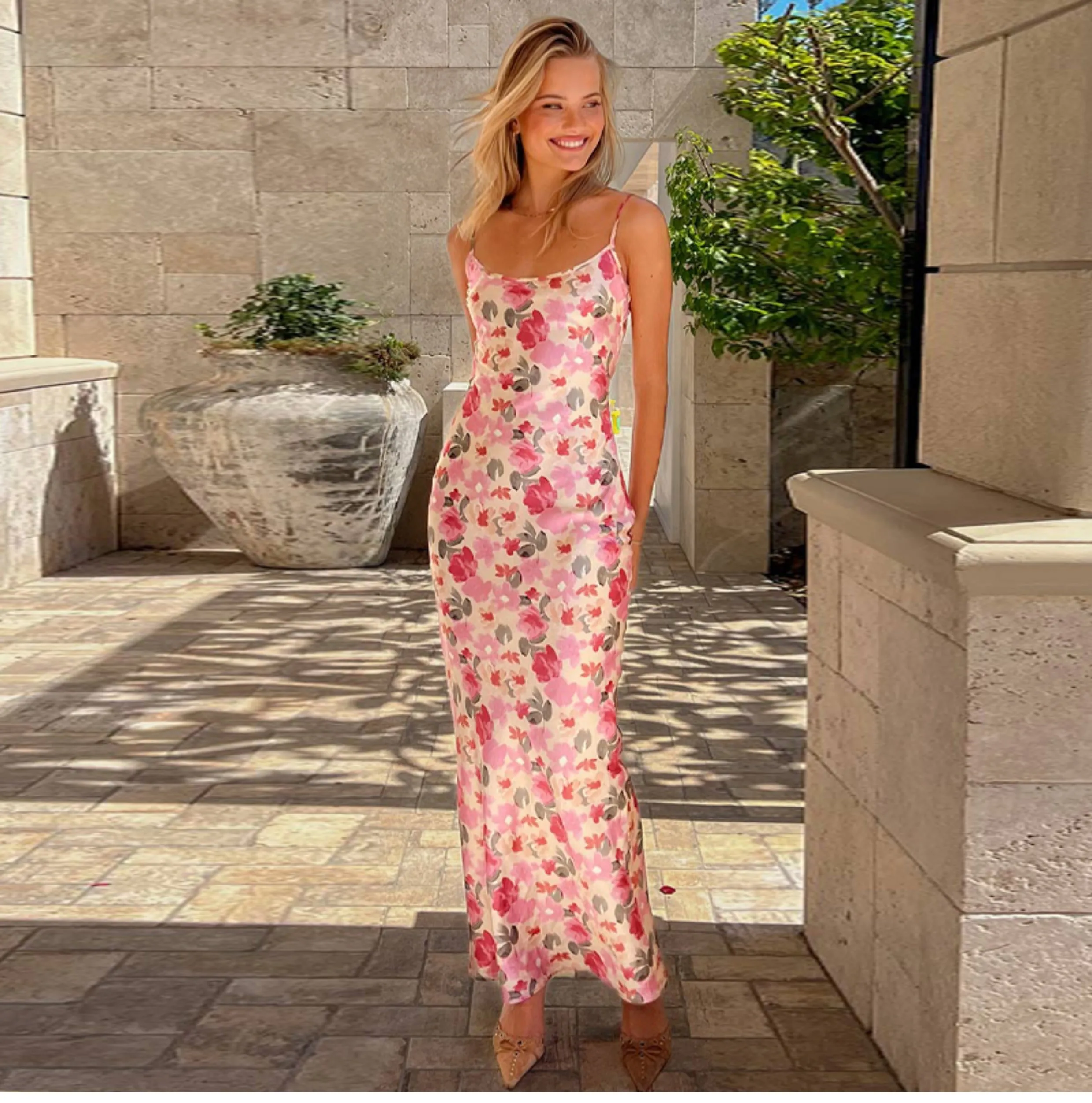 Mirra Floral Maxi Dress