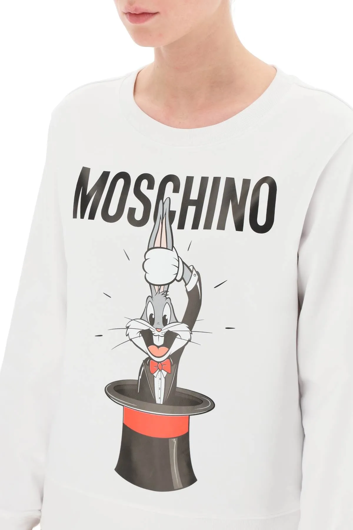 Moschino bugs bunny print crewneck sweatshirt