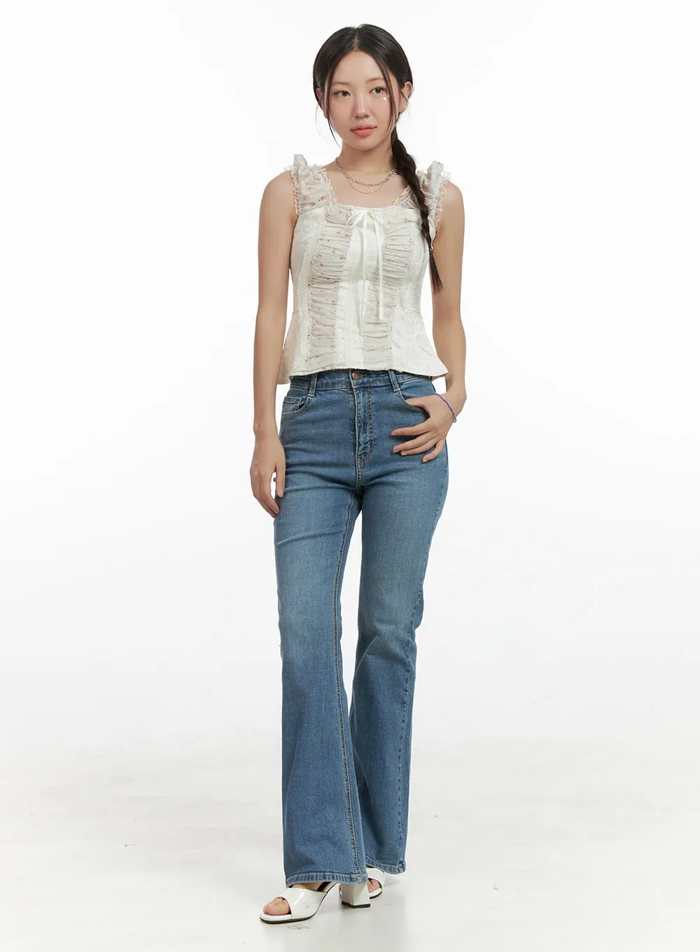 Noa Washed Straight Jeans OG407