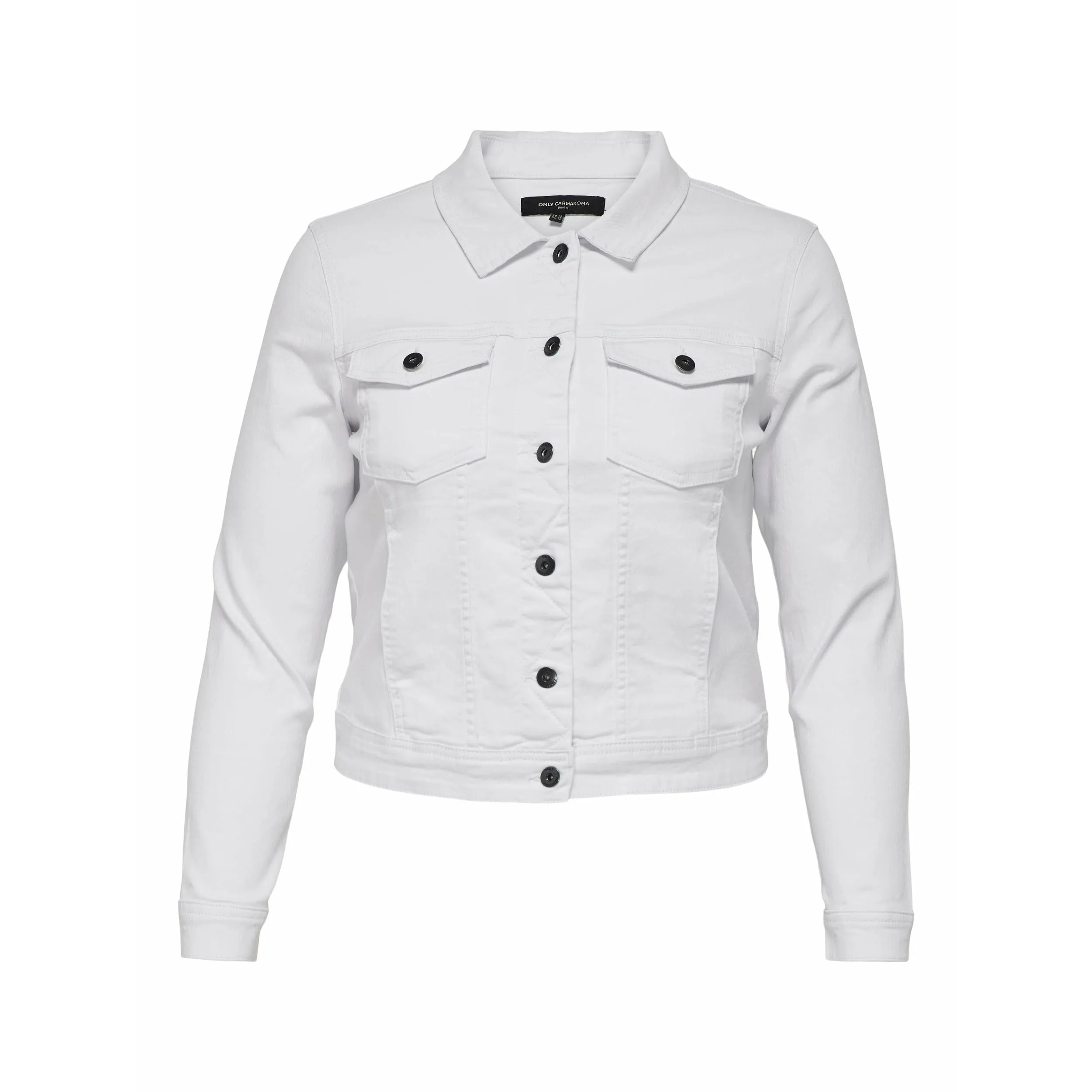 Only Carmakoma Denim Jacket in White