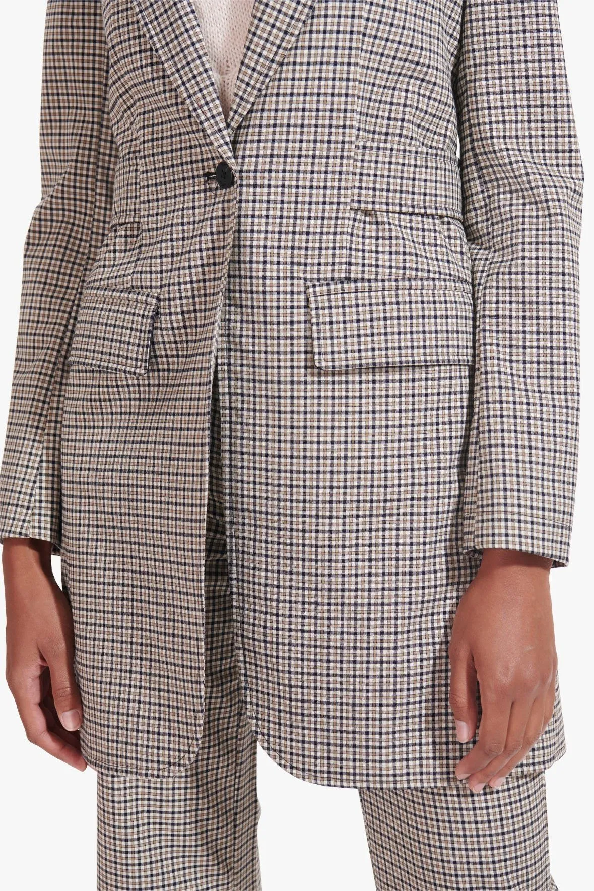 PANDORA BLAZER | EVERGREEN PLAID