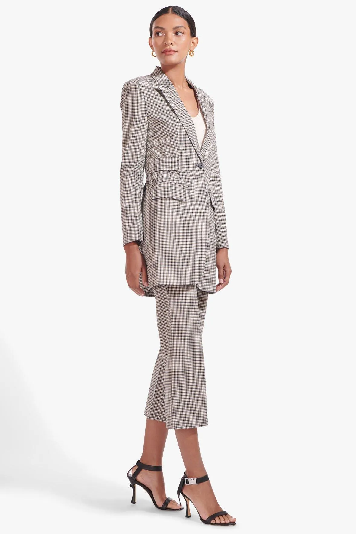 PANDORA BLAZER | EVERGREEN PLAID