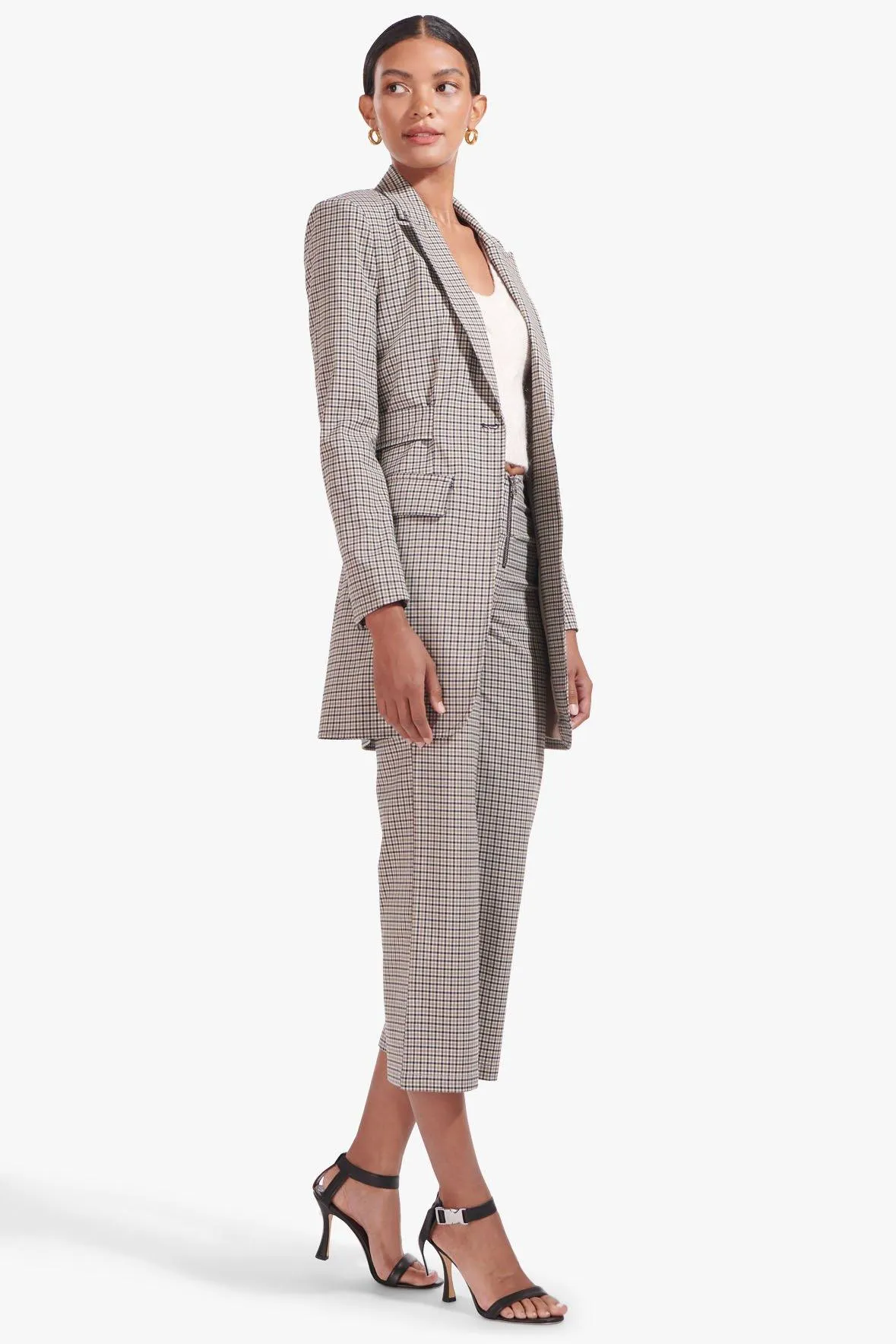 PANDORA BLAZER | EVERGREEN PLAID