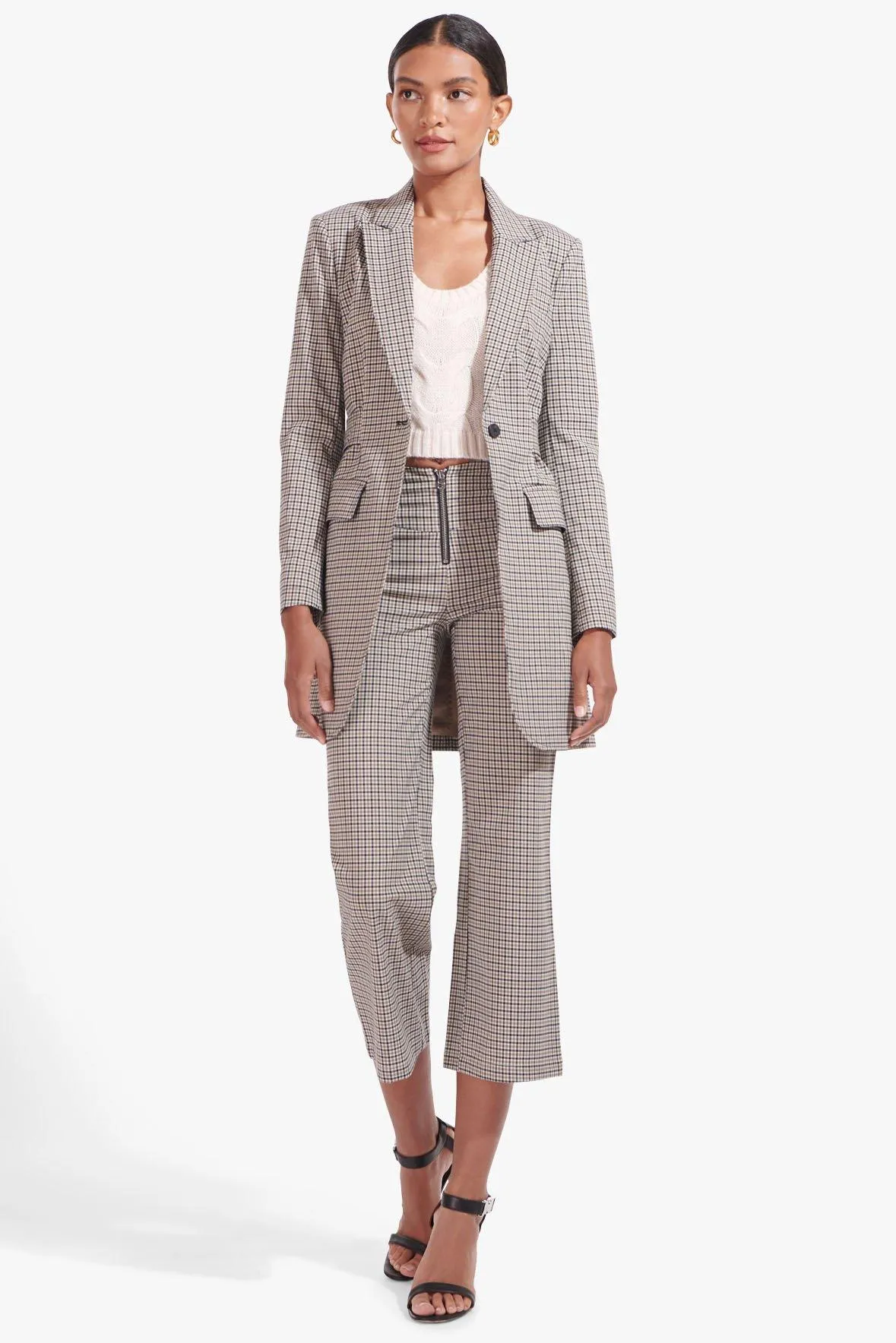 PANDORA BLAZER | EVERGREEN PLAID