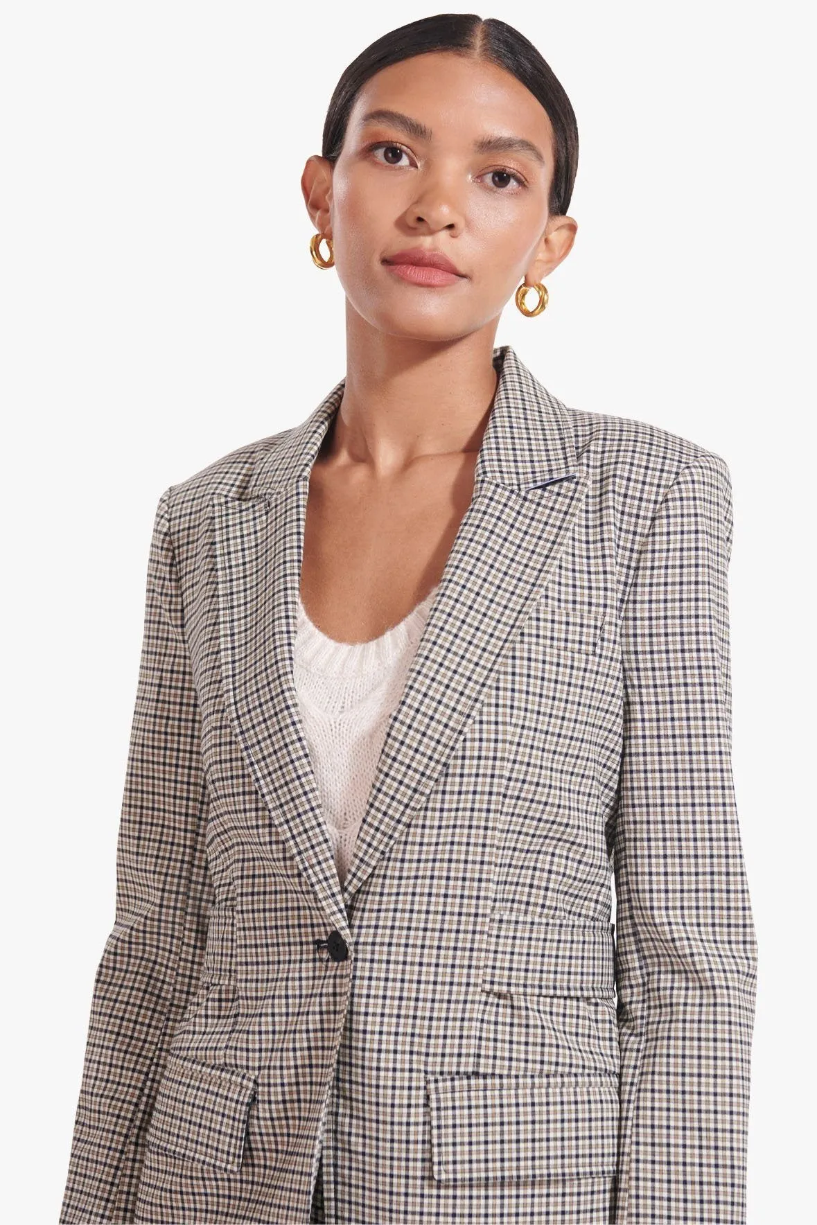 PANDORA BLAZER | EVERGREEN PLAID