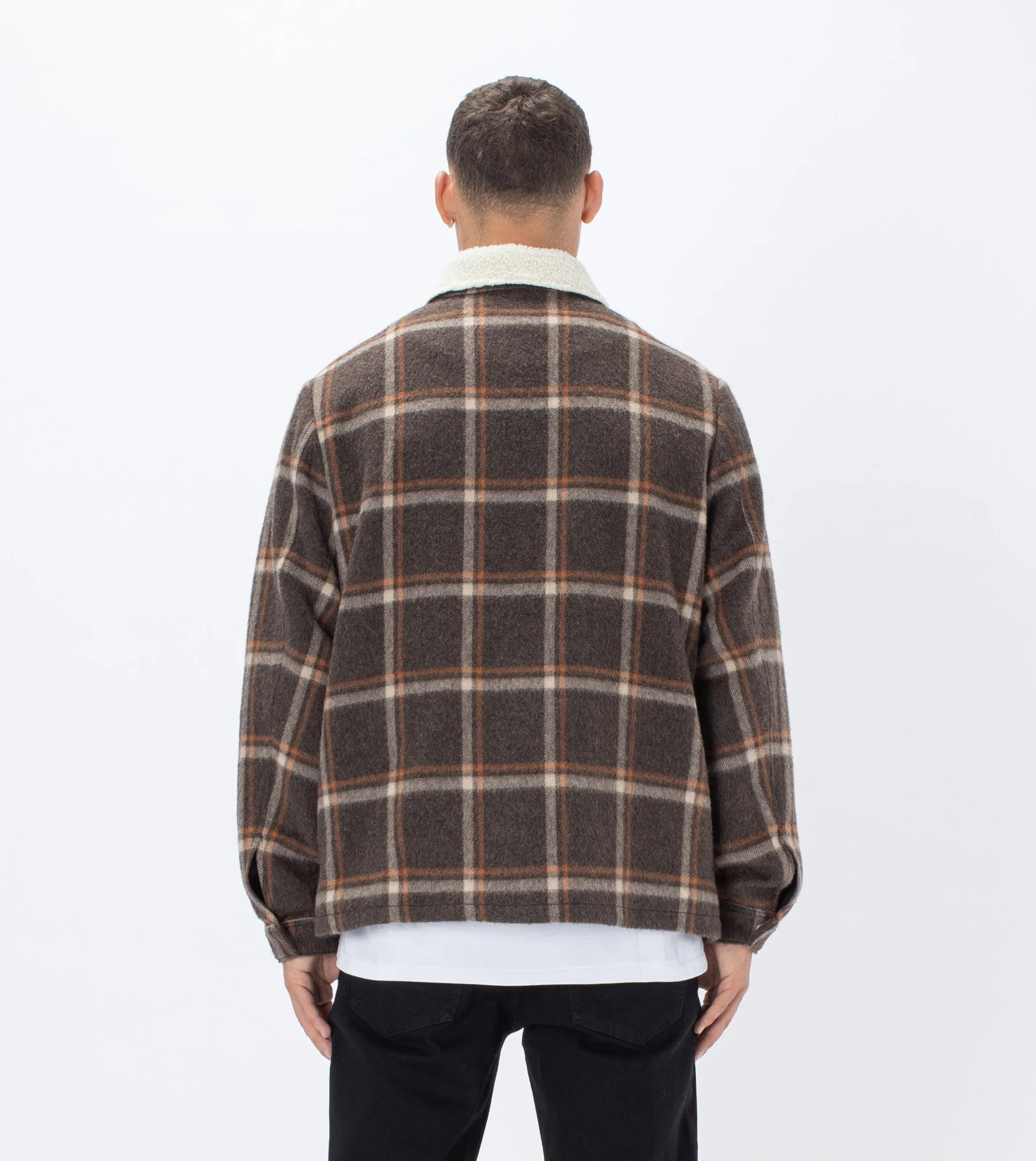 Plaid Work Jacket Timber/Rust