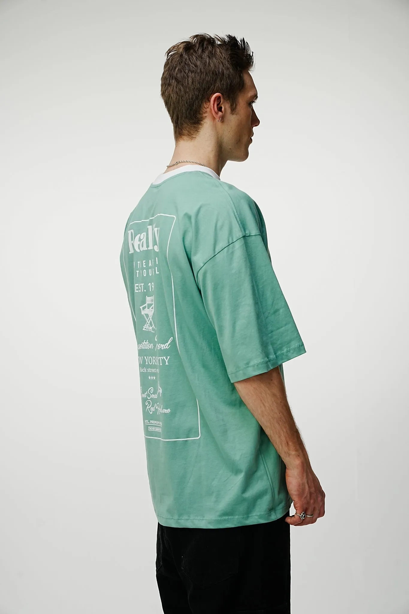 Reality Oversized T-Shirt - Green