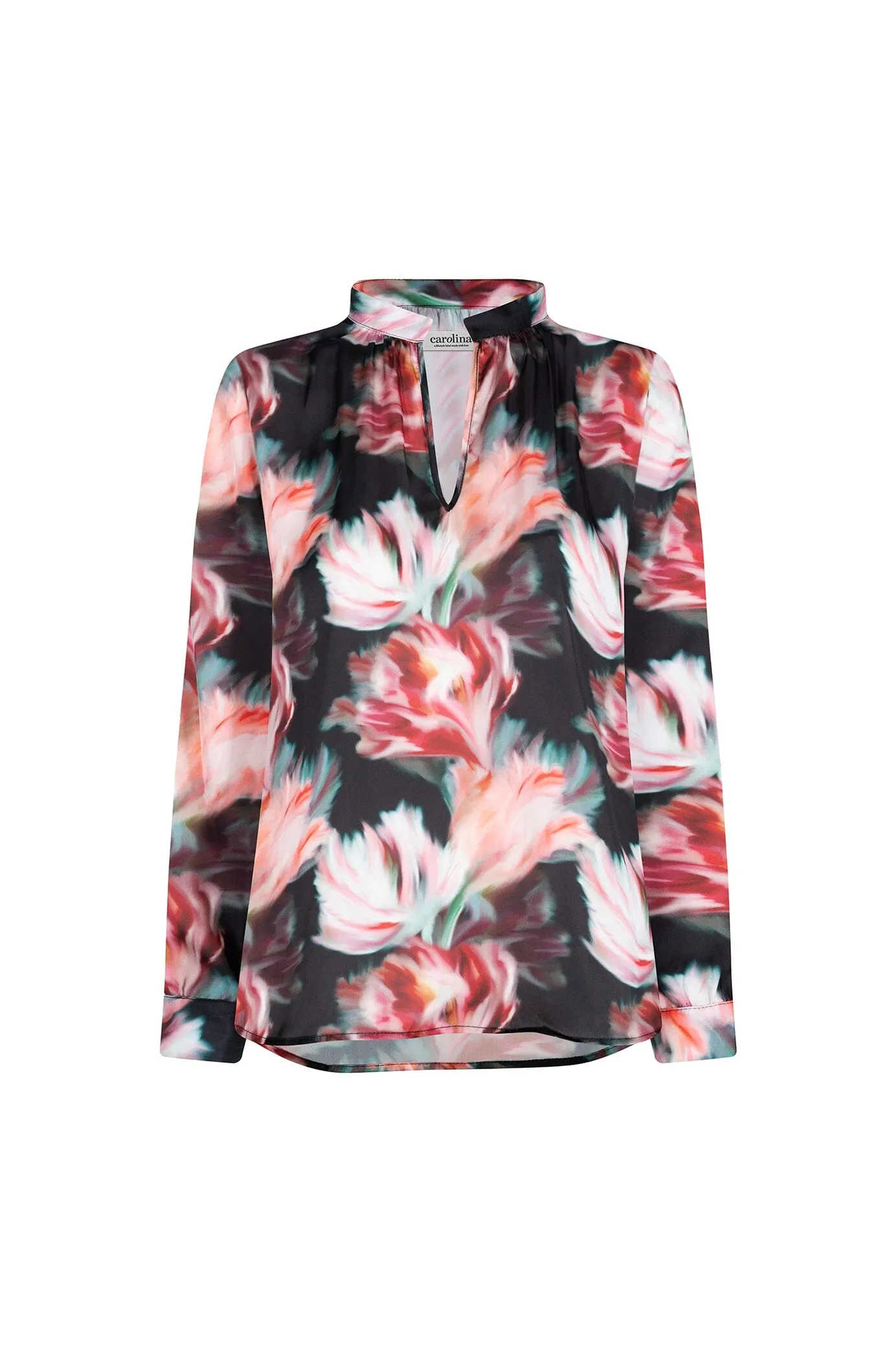 Romy Floral V-Neck Long Sleeve Top