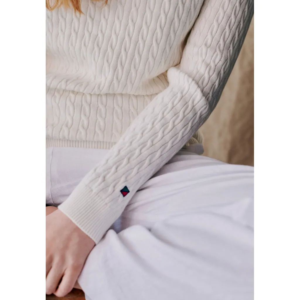 Simone Cable Knit - Off White