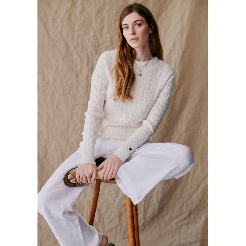 Simone Cable Knit - Off White