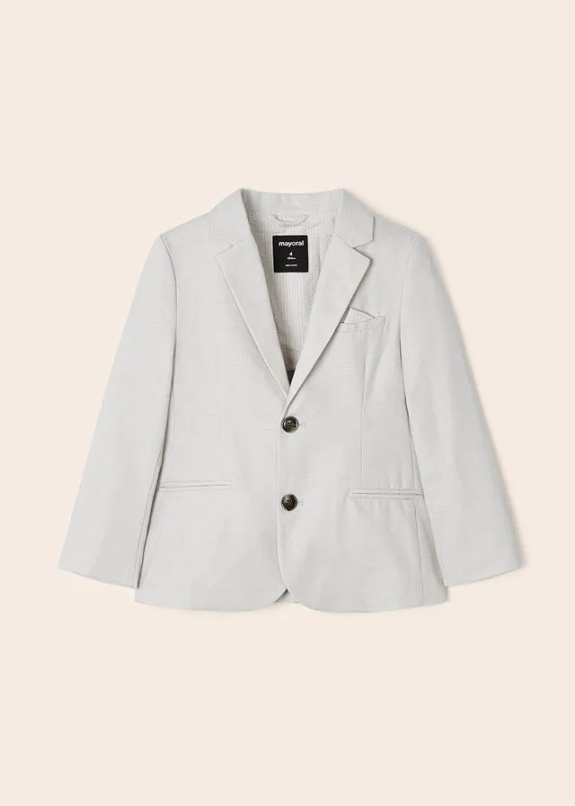 Tailored Linen Blazer, 3452