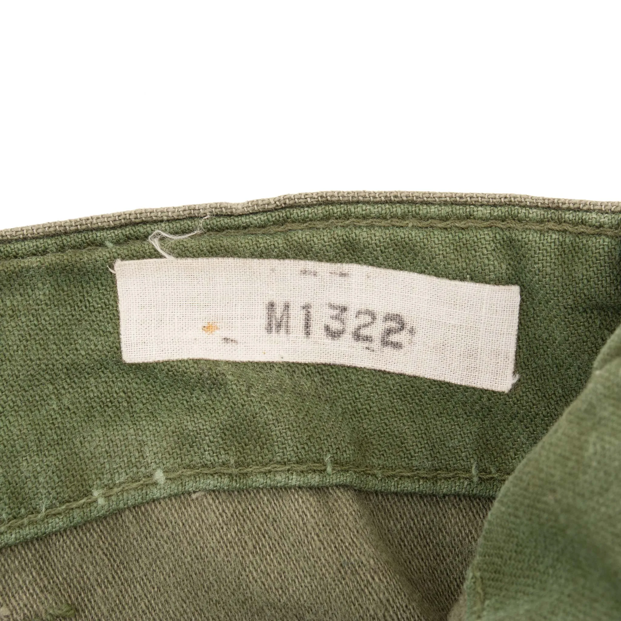 VINTAGE US ARMY UTILITY TROUSERS PANTS OG-107 SATEEN 1972 VIETNAM WAR SIZE 34X31