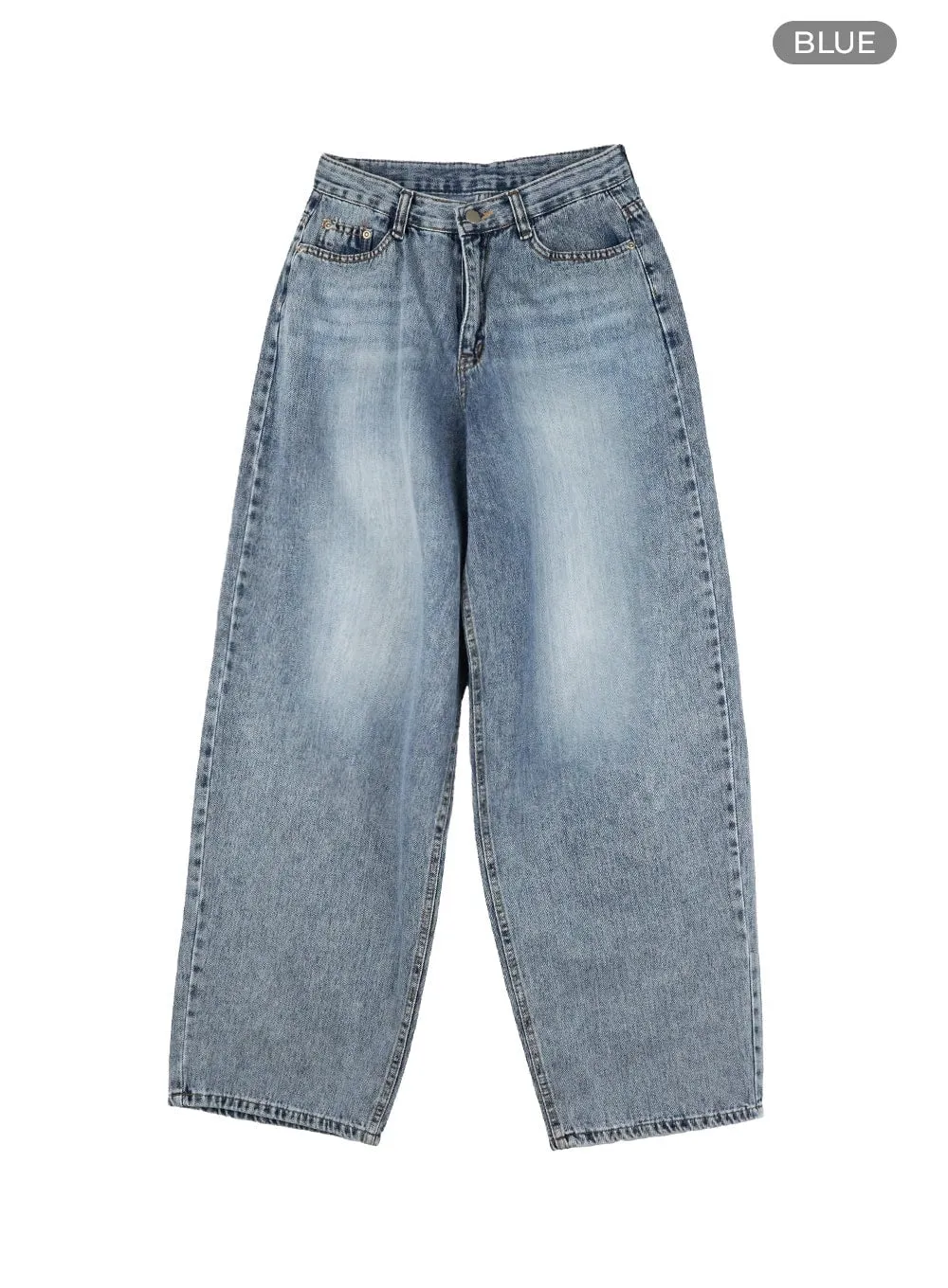 Washed Wide Fit Jeans IL419