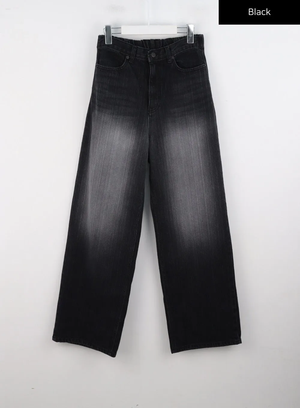 Washed Wide-Leg Jeans CG327