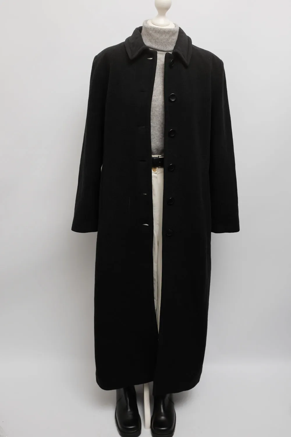 WOOL CASHMERE CLEAN LONG COAT