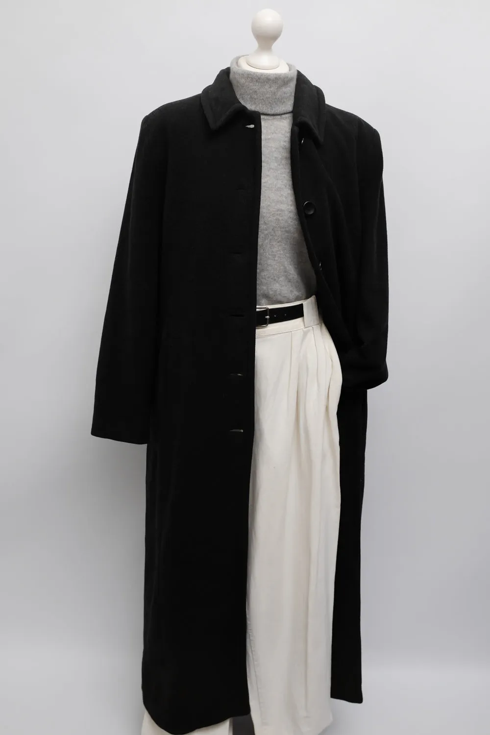 WOOL CASHMERE CLEAN LONG COAT